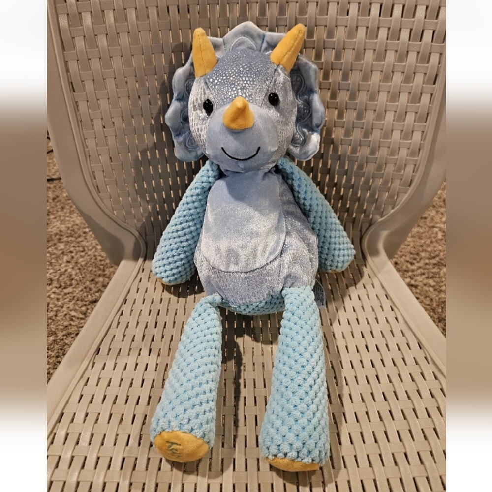 Scentsy Buddy Terra Triceratops Dinosaur 16" Plush Stuffed Animal No Sce…